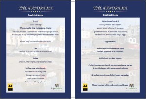 Panorama-Menu Panorama menu